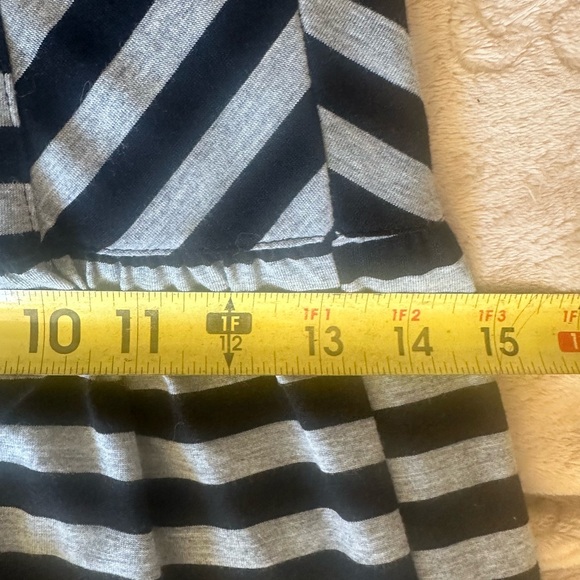 Licorice Summer Dress Sz M Spagetti Strap Striped Print Boho Style Zip Front - Picture 8 of 11